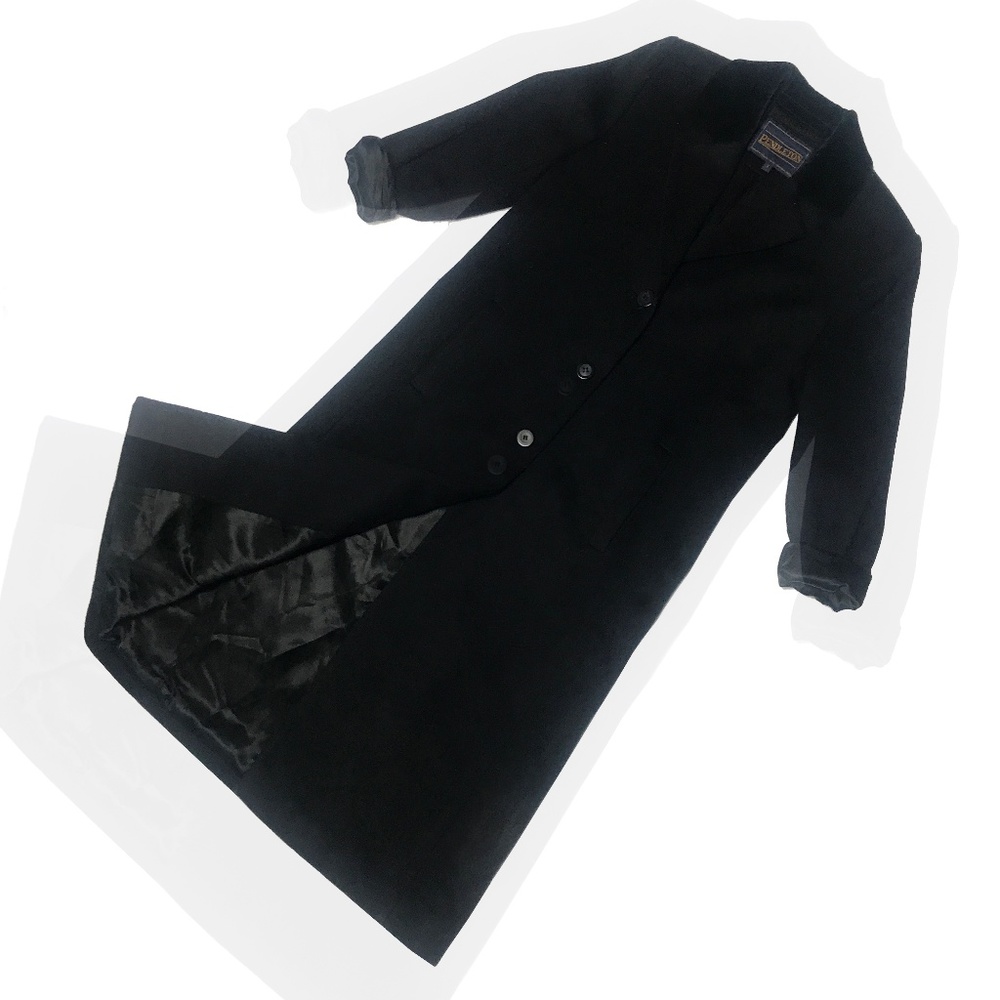 PENDLETON WOOL TRENCH W/ VELVET COLLAR